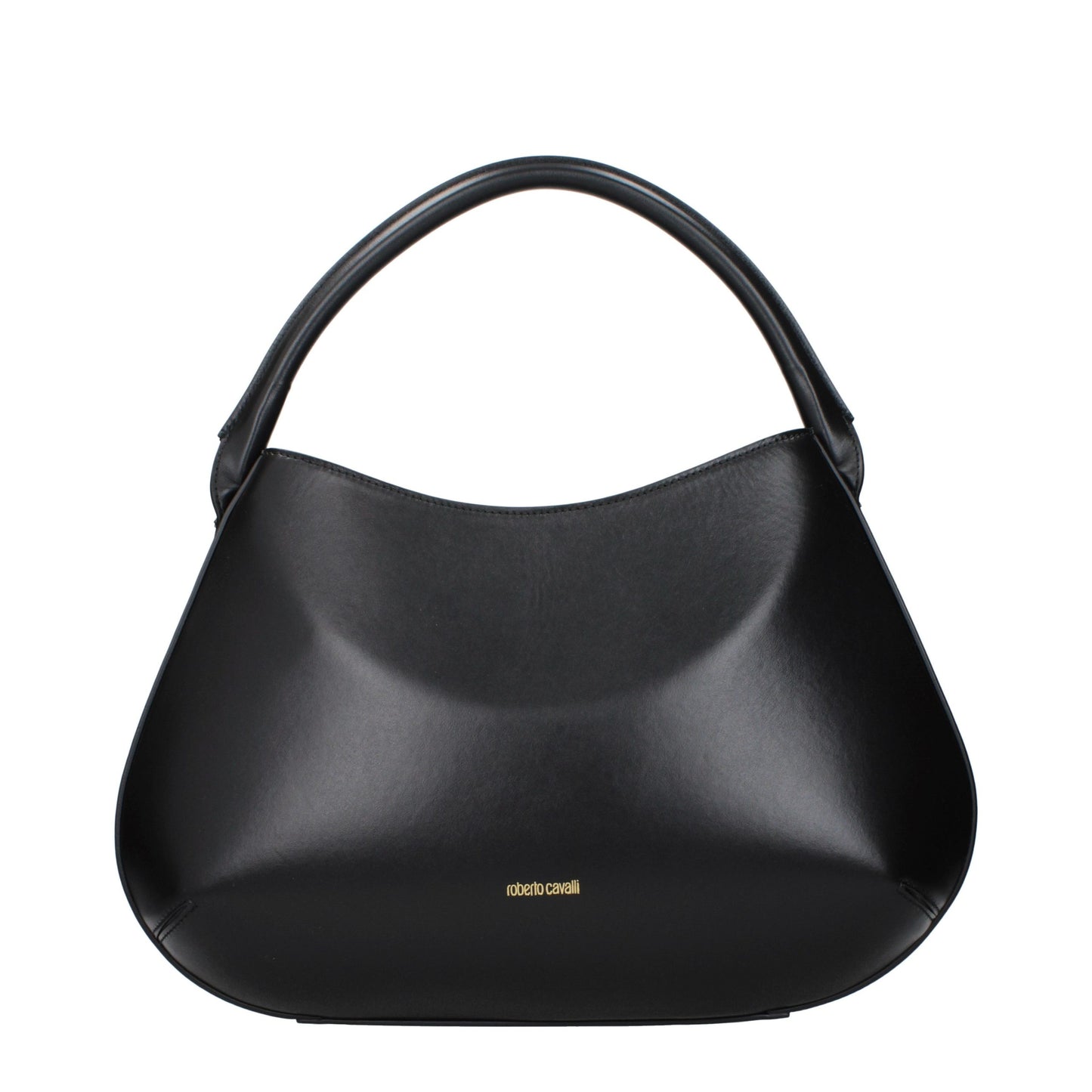Roberto Cavalli Black Leather Handbag