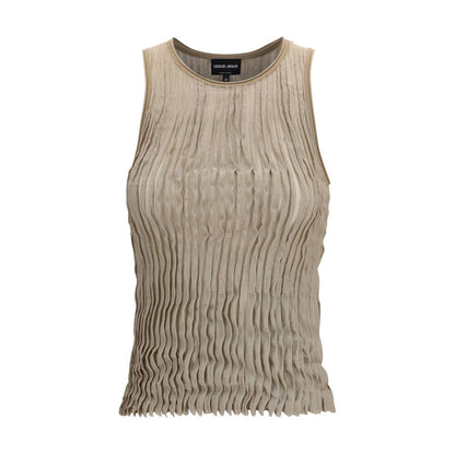 Giorgio Armani Beige Silk Shirt