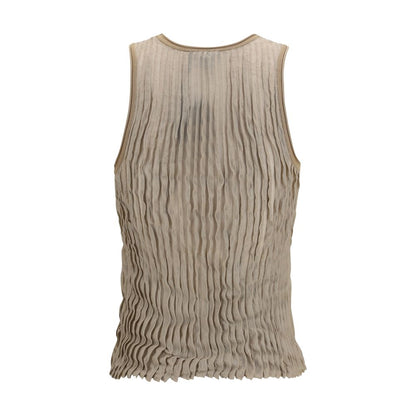 Giorgio Armani Beige Silk Shirt