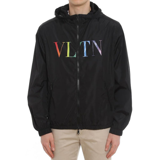 Valentino Black Polyamide Shell Jacket