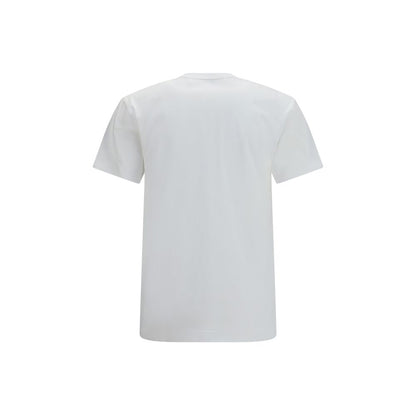 Comme Des Garçons Play White Cotton T-Shirt