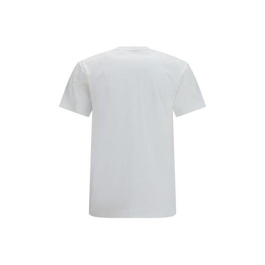 Comme Des Garçons Play White Cotton T-Shirt