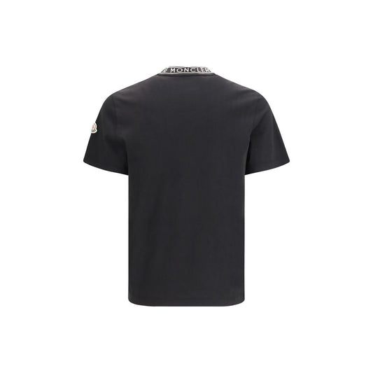 Moncler Black Cotton T-Shirt