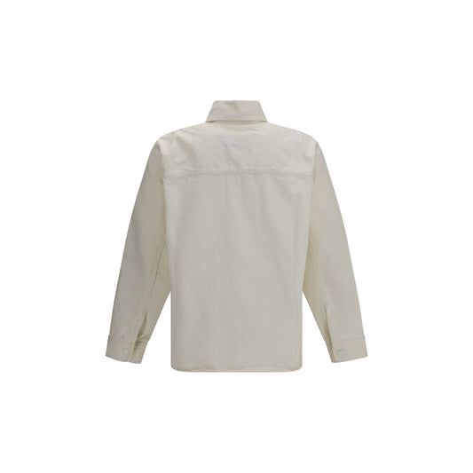 Ami Paris Beige Cotton Denim Jacket