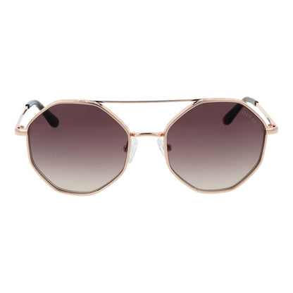 Guess Rose Gold Metal Sunglasses
