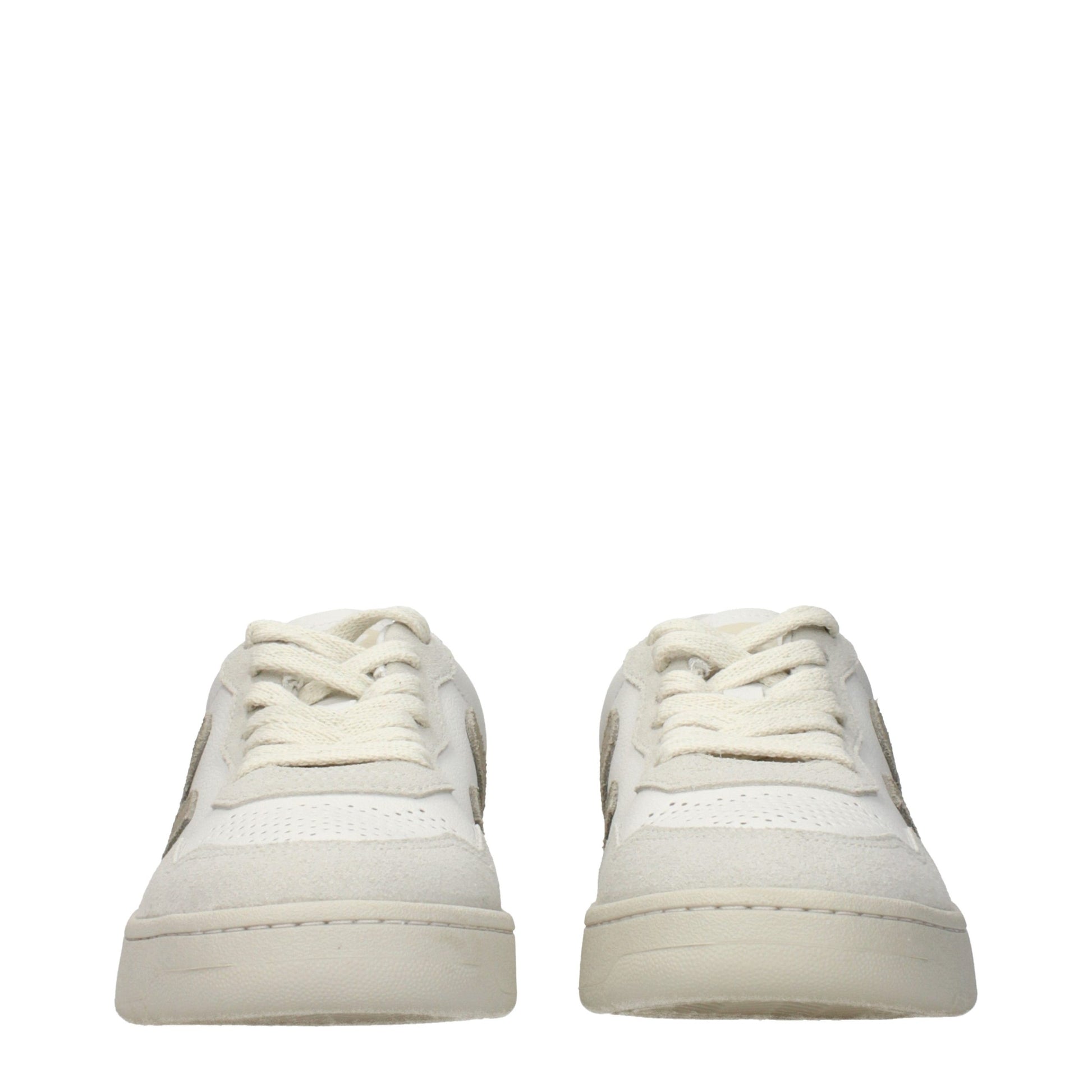 Veja White Leather Low Top Sneakers