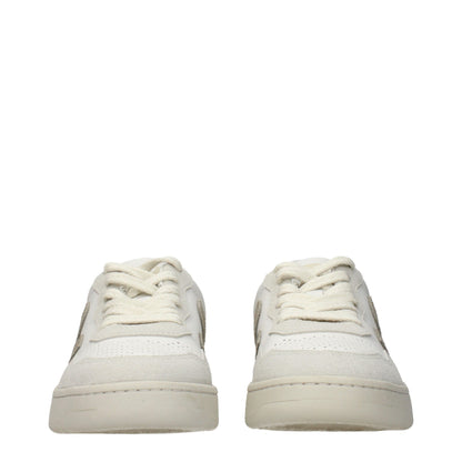 Veja White Leather Low Top Sneakers