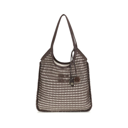 Miu Miu Brown Viscose Shoulder Bag