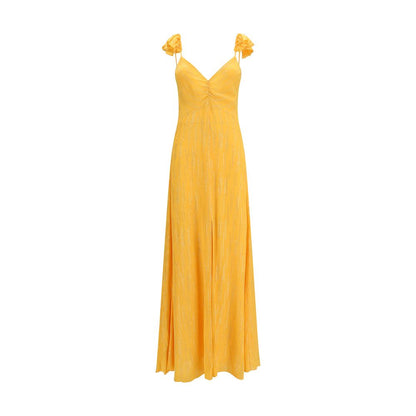 Forte_Forte Orange Viscose Casual Dress