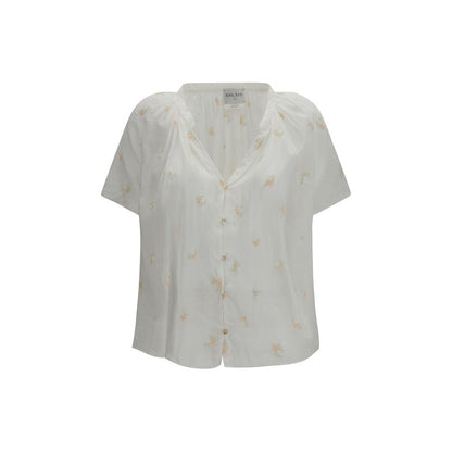 Forte_Forte Beige Cotton Shortsleeve Shirt