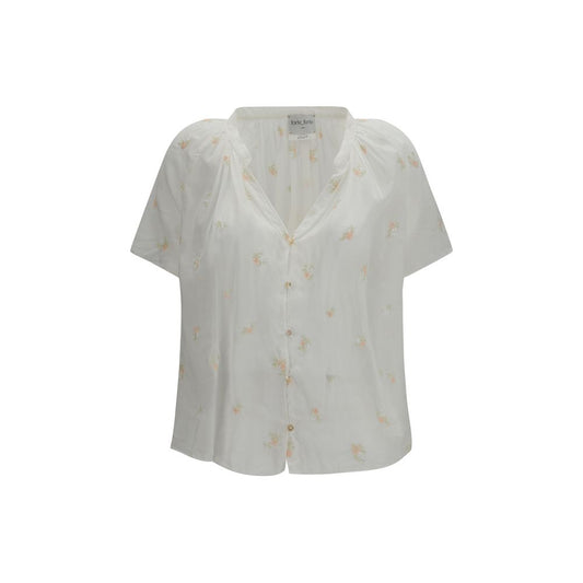Forte_Forte Beige Cotton Shortsleeve Shirt