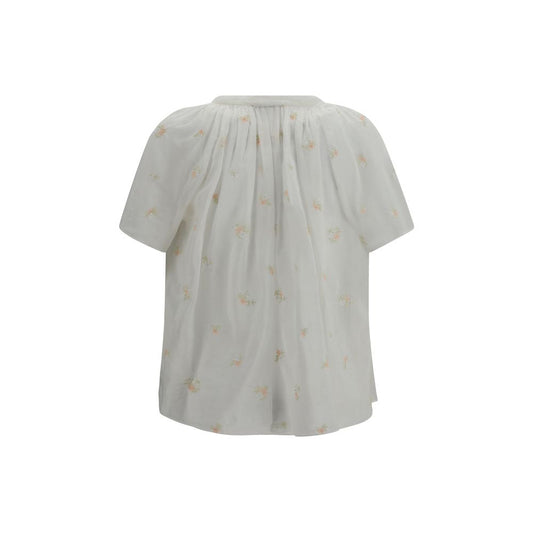 Forte_Forte Beige Cotton Shortsleeve Shirt