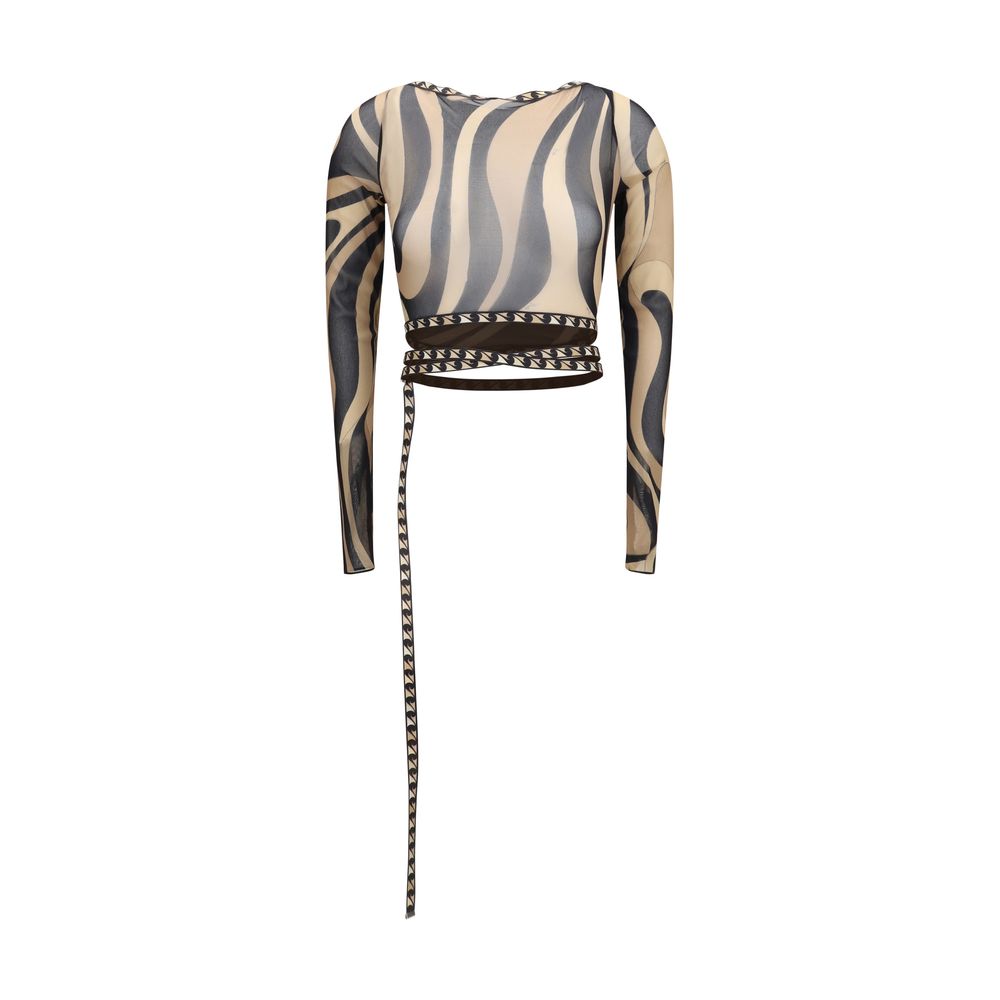 Emilio Pucci Beige Polyamide Shirt