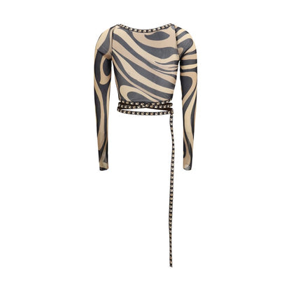 Emilio Pucci Beige Polyamide Shirt