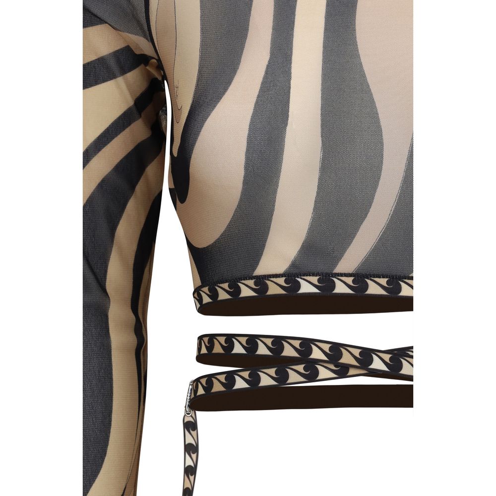 Emilio Pucci Beige Polyamide Shirt