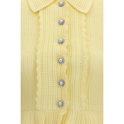 Self-Portrait Bicolor Viscose Cardigan