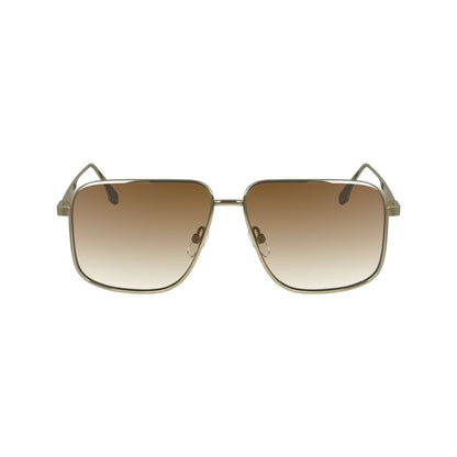 Victoria Beckham Gold Metal Sunglasses