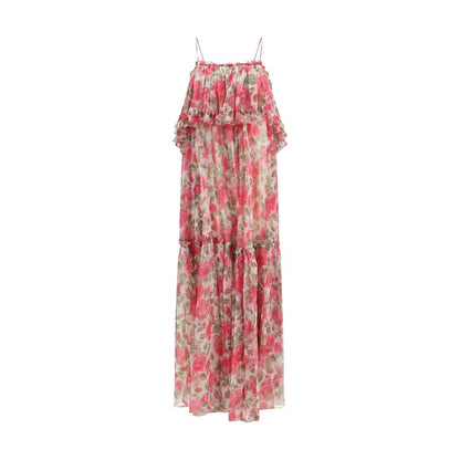 Chloé Multicolor Silk Casual Dress