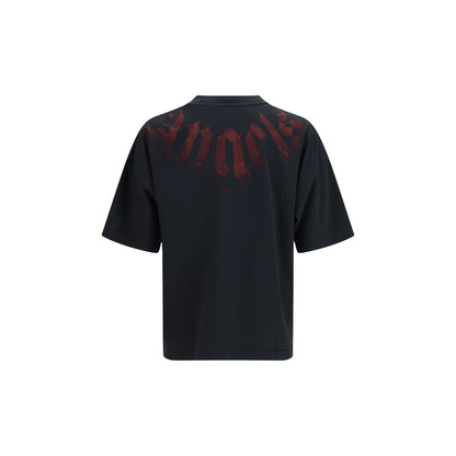 Palm Angels Black Cotton T-Shirt