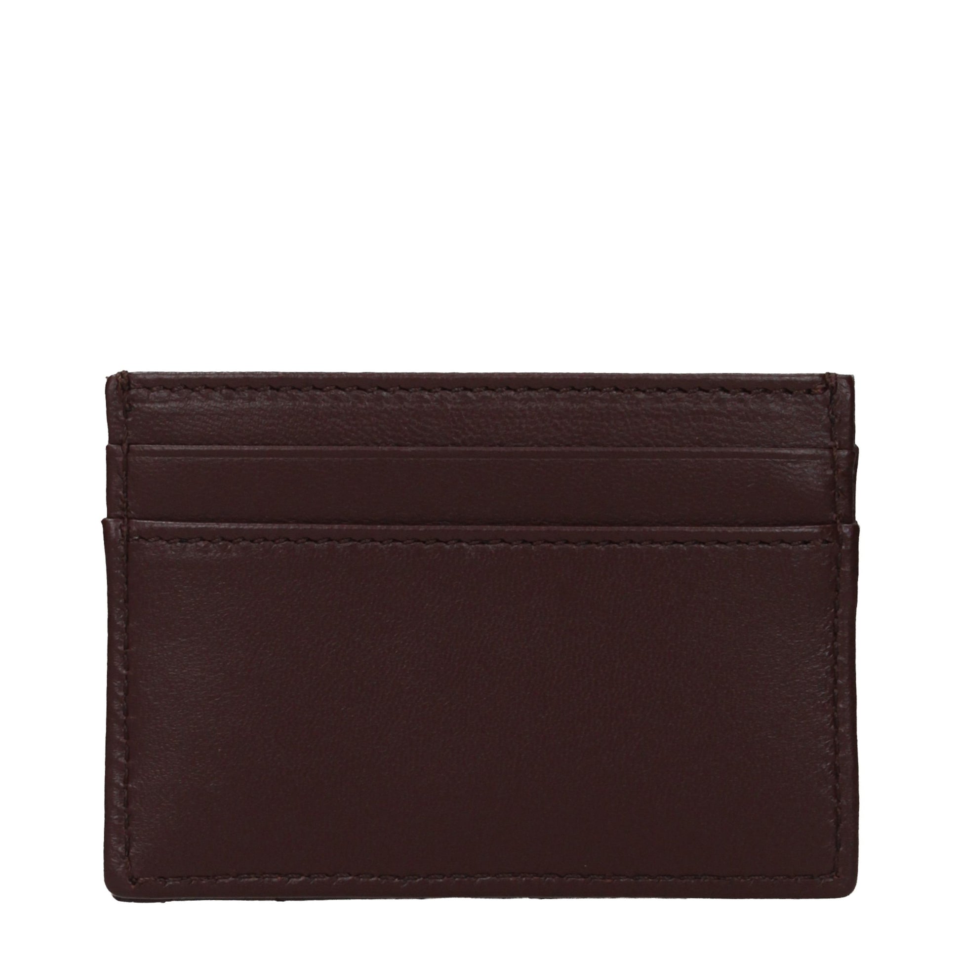 Versace Brown Leather Cardholder