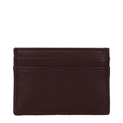Versace Brown Leather Cardholder