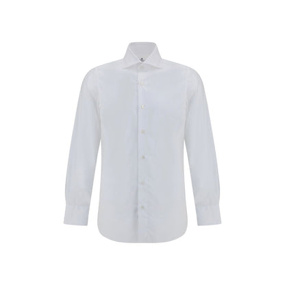 Finamore White Cotton Shirt