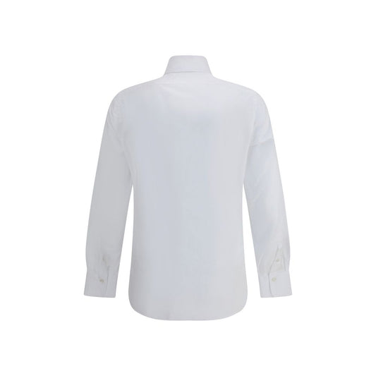 Finamore White Cotton Shirt