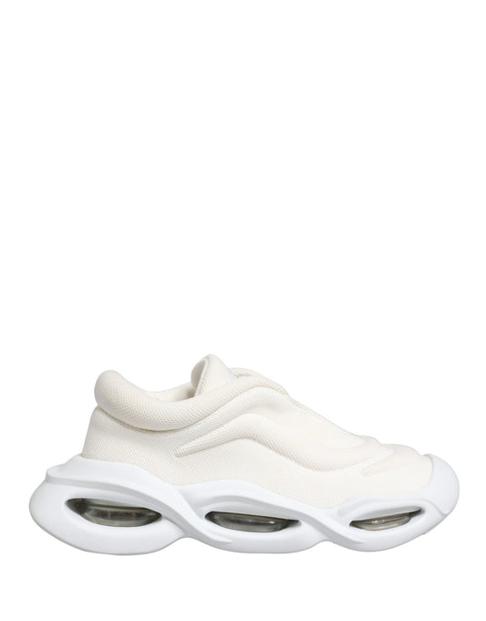 Dolce & Gabbana White Slip On Wave LowTop Sneakers Shoes