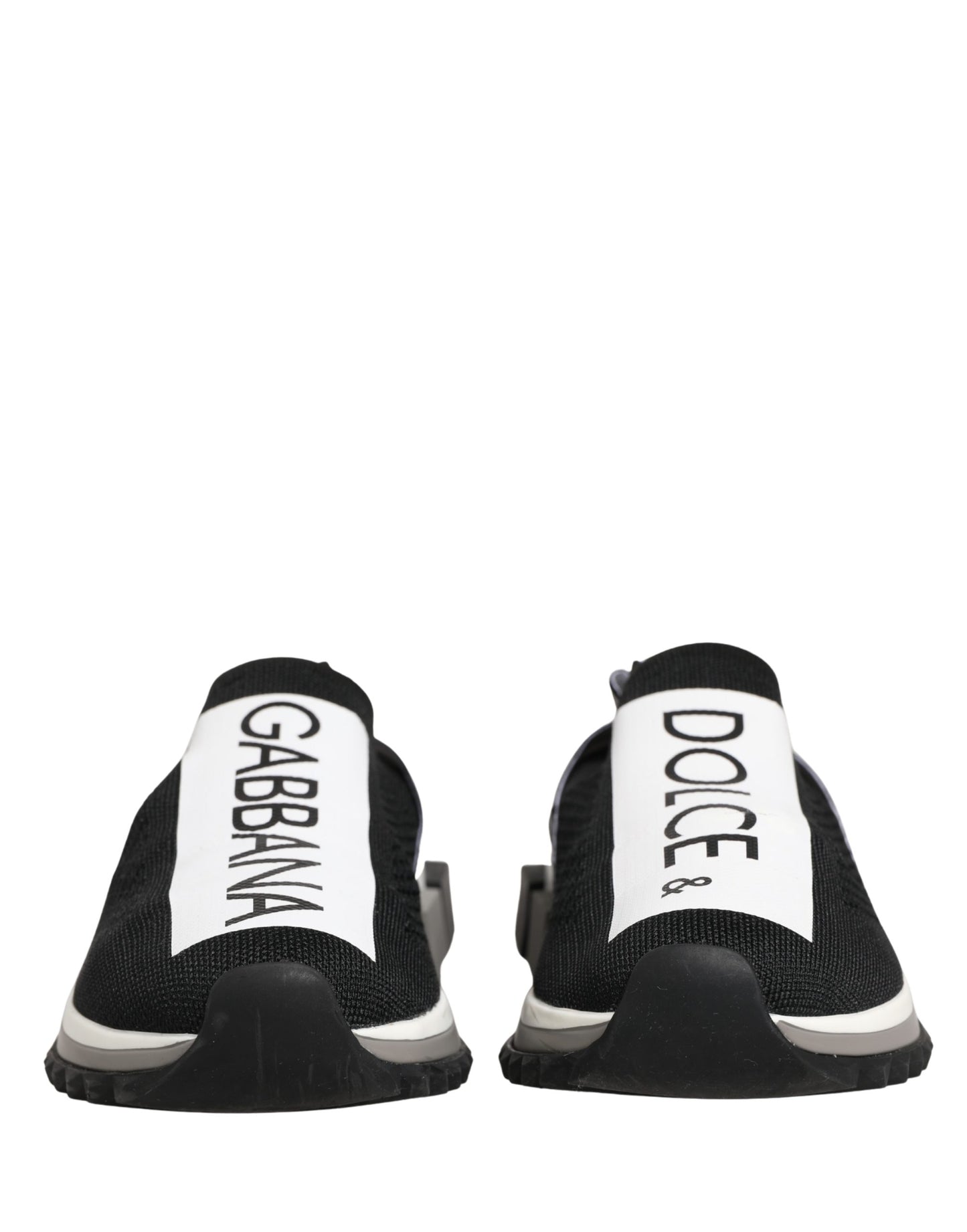 Dolce & Gabbana Black Sorrento Slip On Low Top Sneakers Shoes