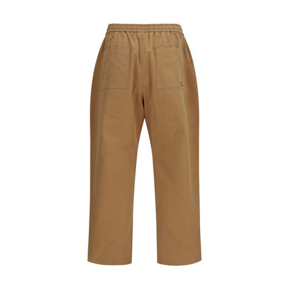 Maison Kitsuné Beige Cotton Casual Pants