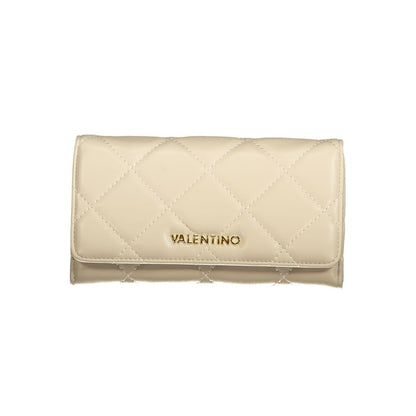 Valentino Beige Polyurethane Women's Wallet