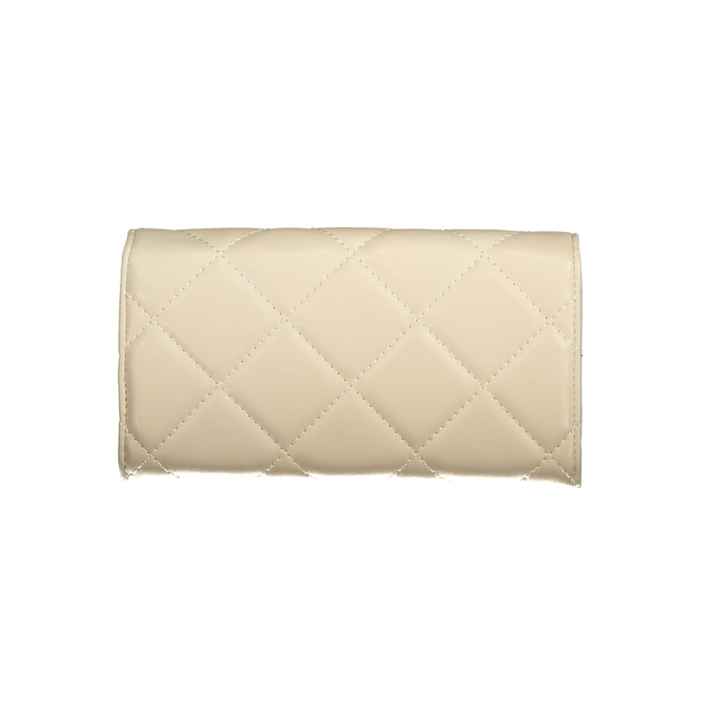 Valentino Beige Polyurethane Women's Wallet