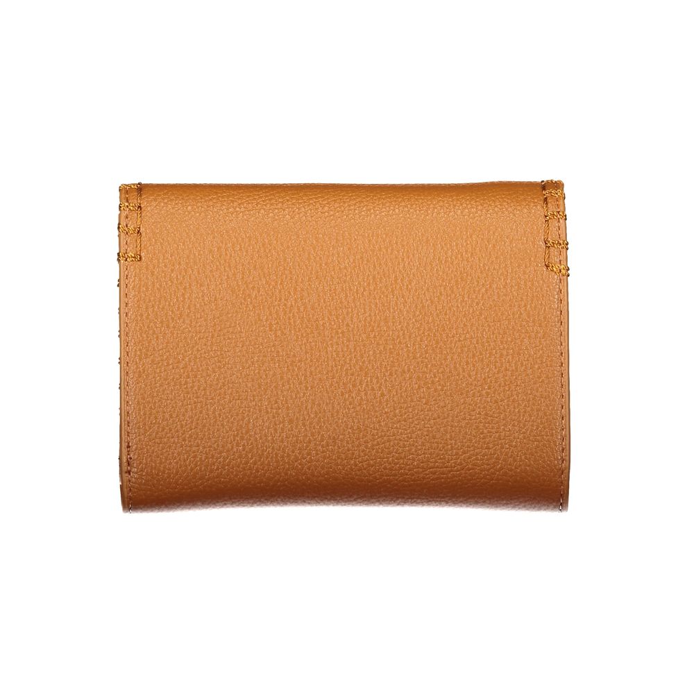 Valentino Brown Polyethylene Wallet