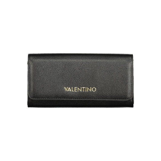 Valentino Black Polyurethane Women's Wallet