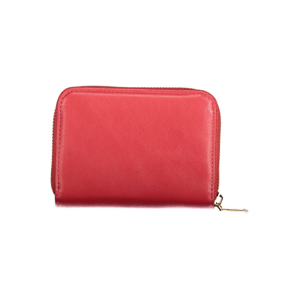 Mario Valentino Red Polyurethane Women's Wallet