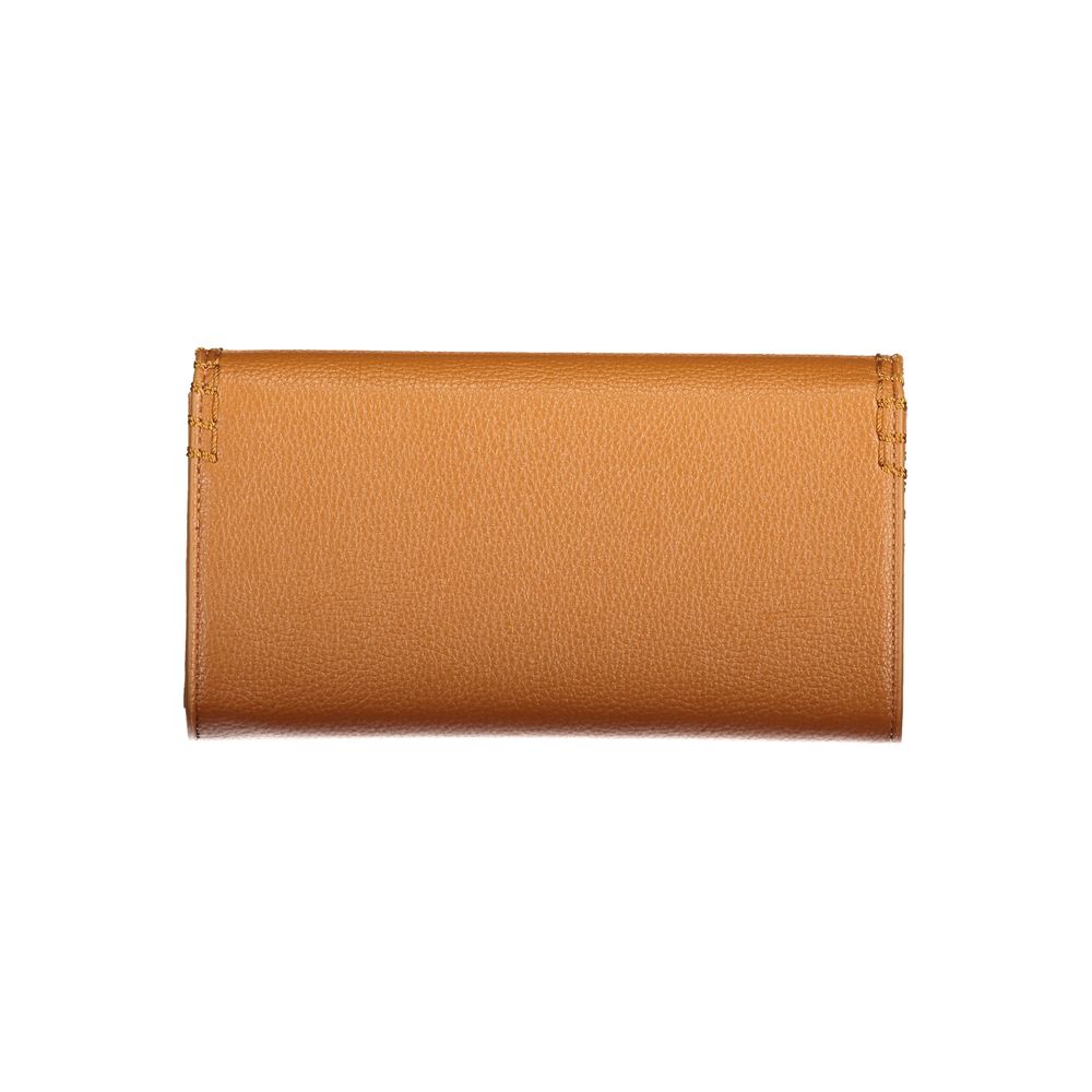 Valentino Brown Polyethylene Wallet
