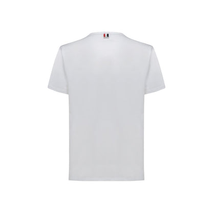 Thom Browne White Cotton T-Shirt