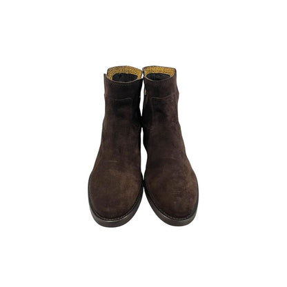 Borbonese Brown Leather Women Boot