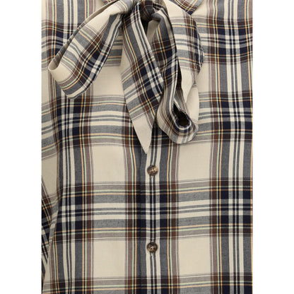 Saint Laurent Multicolor Cotton Pattern Shirt