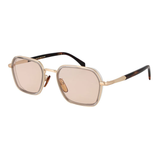 David Beckham Rose Gold Metal Sunglasses