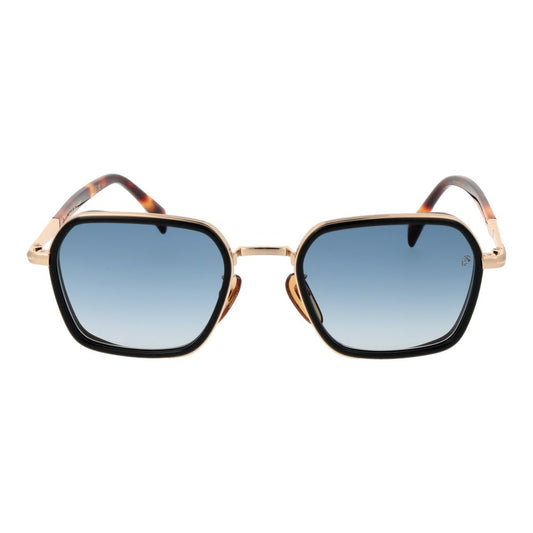 David Beckham Gold Metal Sunglasses
