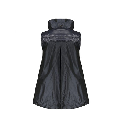 Herno Blue Polyamide Sleveless Jacket