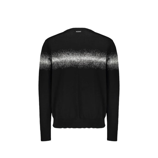 Herno Black Cotton Sweatshirt