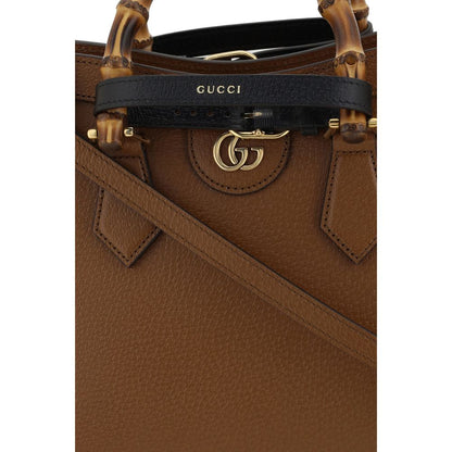 Gucci Brown Calf Leather Bos Taurus Shoulder Bag