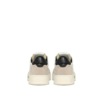 Autry White Goatskin Low Top Sneakers