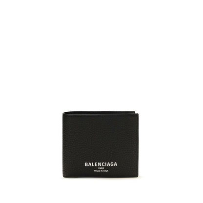 Balenciaga Black Calf Leather Bos Taurus Wallet