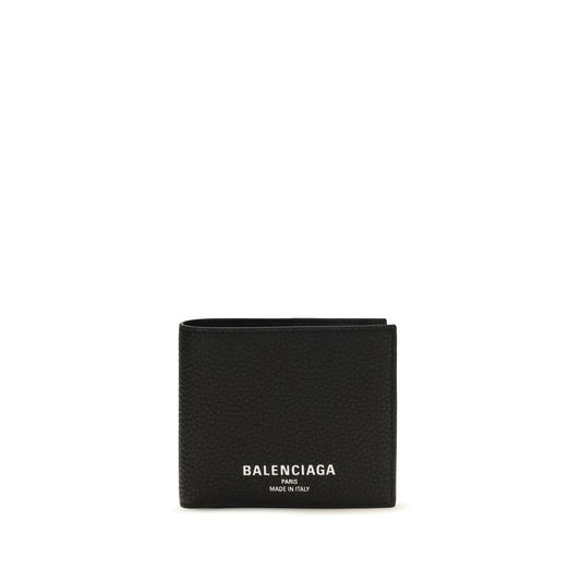 Balenciaga Black Calf Leather Bos Taurus Wallet