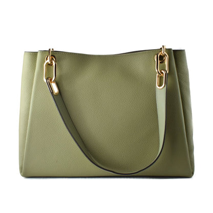 Michael Kors Bicolor Leather Handbag