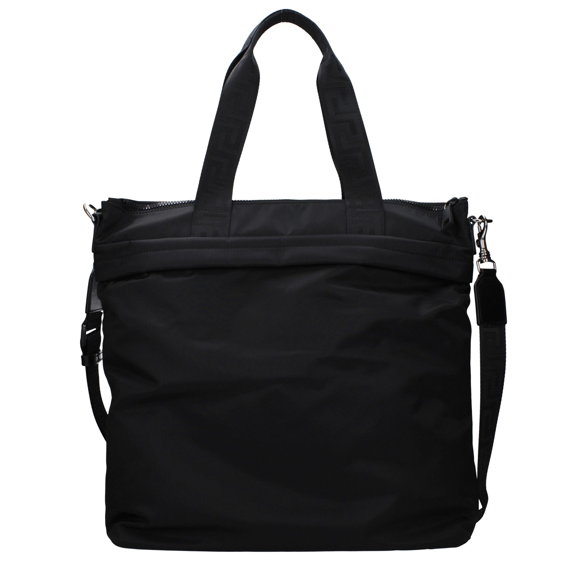 Versace Black Nylon Shoulder Bag