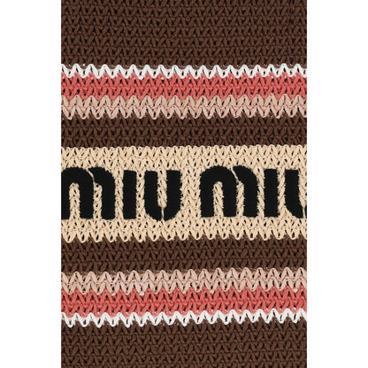 Miu Miu Multicolor Fabric Shoulder Bag